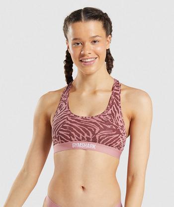 Dámské Bralette Gymshark Bavlněné Růžové | CZ 3174XYU